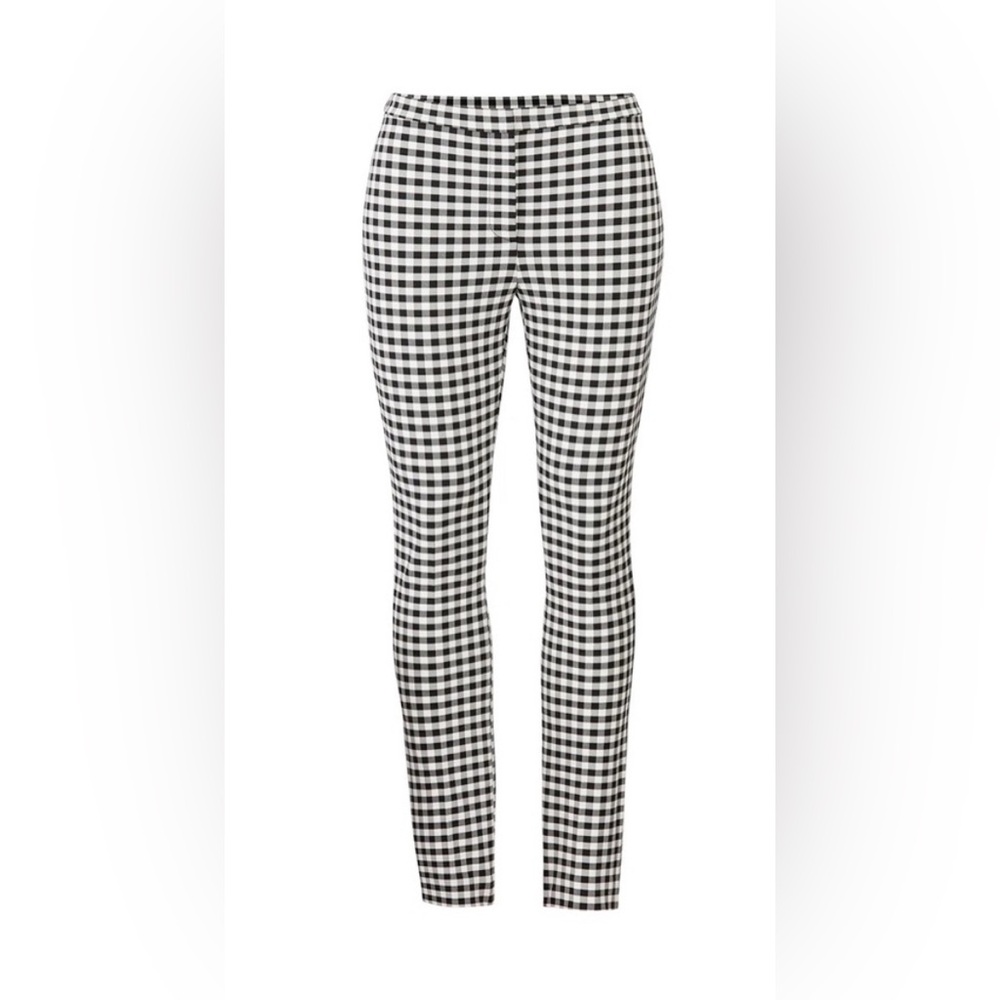 Black and White Theory Gingham Cigarette Pants
